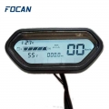 Focan 48v 60v 72v Universal Electric Motorcycle Digital Lcd Odometer Speedometer Tachometer - Instruments - Ebikpro.com