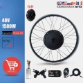 Ebike Conversion Kit 48v 1500w Rear Cassette Motor Kit 20-29inch 700c Rear Bike Wheel For Electric Bicycle Conversion Kit - Elec