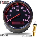 85mm Auto Tachometer 3000 RPM 8000 RPM Meter Waterproof Marine Tacho Meter Gauge Boat rpm Diesel Engine Tachometer 9 32V|Tachome