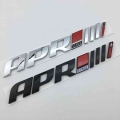 1X 3D ABS plastic Auto Car APR Stage /// + Emblem Tail Side Sticker Badge styling Decals For Golf Tiguan S3 S5 S6 TTS RS7