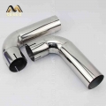 Car styling 90 degrees 54mm 66mm 73mm 76mm Exhaust pipe muffler tail pipe 304 stainless steel welding material|Exh