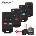 jingyuqin Modified Flip Key Shell for Ford Edge Flex Explprer Escape Expedition Focus Lincoln Mercury Navigator Remote Fob Case|