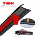 B/D/T/ V Shape Car Rubber Door Side Window Filler Weatherstrip For Door Trunk Noise Sound Insulation Car Window Seal Strip Stick