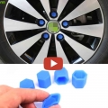 FLYJ 20 PCS Car Wheel Hub Screw Cover luminous Nut Caps Bolt Rims Siliconel glow rubber cap For Lada Kia Honda Nissan Hyundai|Nu