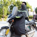 Windbreak Quilt&Neck Scarf Velvet Thick Windshield Waterproof Motorcycle Cover Warm Knee Pads Leg Covers Three wheel Univers