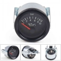 2" 52mm Car Oil Pressure Gauge 0 10 Bar Pointer 12V Oil Press Gauge Yellow Light Car Meter No Sensor|Oil Pressure Gauges|