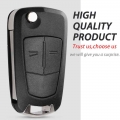 Car Folding Key Cover Housing 2 Buttons Accessory Automobile Key Case Fit For Vauxhall Opel Astra H Corsa D Vehicle|Car Key| -