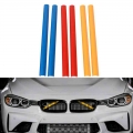 2pcs Front Grille Trim Strips For Bmw F10 F11 F02 F30 F32 Series Car Sport Styling Decoration Cover Frame - Interior Mouldings -