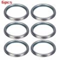 6pcs Set Washer 16mm Oil Drain Plug Crush Gasket OEM Replacement For Drain Plug Gasket 803916010 Car Accessories|Cyl. Head &