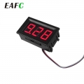 Cars Motorcycles Vehicles DC 4.5 30V Red LED Digital Display Voltmeter 2 Wire Mini Voltage Meter Volt Tester Panel For DC 12 24V