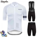 New 2021 Ralvpha Men Cycling Jersey Summer Short Sleeve Set Maillot 19D Bib Shorts Bicycle Clothes Sportwear Shirt Clothing Suit