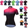 Weimostar Uniform Cycling Jersey Women Short Sleeve MTB Bike Jersey Tops Summer Bicycle Shirt Road Cycking Clotihng Maillot|Cycl