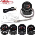 52mm 2" Car Auto Exhaust GasTemp Gauge 300~1300 Celsius 12V Universal Exhaust Gas Temp Gauge Ext Temp Meter EGT With Sensor