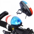 Bicycle 4 Siren Sounds Trumpet Police 6 LED Taillight Flashing Electric Horn Waterproof Cycling Rear Light Bike Accessories|Bicy