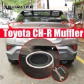 Car Stainless Steel Rear Exhaust Pipe Muffler Tail End Tube For Toyota C-hr Chr 2017 To 2020 Car Accessories Auto Parts - Muffle