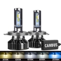 2Pcs H1 H3 H4 H7 LED Canbus 100W 20000LM H8 H11 HB3 9005 HB4 9006 Led Headlights Car Light Bulbs Automobiles Auto Lamp 6000K|Car