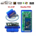 Real ELM327 V1.5 Bluetooth Compatible PIC18F25K80 Chip Double PCB Car Scanner OBD2 ELM 327 1.5 BT/WIFI Auto Code Reader Android|