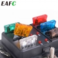 100/50pcs Car Truck Micro Blade Fuses 2A 3A 5A 7.5A 10A 15A 20A 25A 30A 35A Car Blade Type Fuse Set with Plastic Box Assortment|