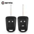 Keyyou 2/3 Buttons Car Remote Key Shell Fob Case For Chevrolet Aveo Cruze For Opel Malibu Sonic Replacement Hu100 Key Blade - Ca