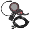 Lcd-lh100 24v/36v/48v/60v Electric Bike Display Thumb Throttle 2 In1 Speedometer Control Panel For Electric Bicycle Scooter - El