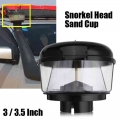 3/3.5 Inch 88mm Water Trap Snorkel Head Air Ram Head Pre Cleaner Ram Sand Cup For Toyota Nissan Caterpillar 9y9431 8h2021 1s5159