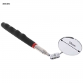 1pc 50mm Car Telescopic Detection Lens Inspection Round Mirror 360 Repair Tool Stainless Steel - Endoscope & Flaw Detection