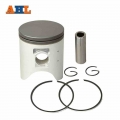 AHL Motorcycle Parts STD +25 +50 +75 +100 66mm ~ 67mm Piston with Pin Rings Clip Kit For HONDA CRM250 246 MD24 CRM 250|66mm pist