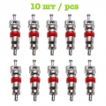 10 PCs Golden Camera (short), auto/Moto/cycling, valve core, valve for car nipple, motorcycle, bicycle|Valve Stems & Caps|