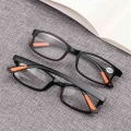 1pc +1.00~+4.0 Diopter Unisex Black Reading Glasses Flexible Eyeglasses Portable Vision Care Ultra Light Magnifying Eye Wear - C