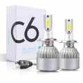 C6 H1 H3 Led Headlight Bulbs H7 Led Car Lights H4 880 H11 Hb3 9005 Hb4 9006 H13 6000k 72w 12v 7200lm Auto Headlamps - Car Headli