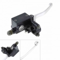 1pcs M10 Motorcycle Upper Front Brake Clutch Master Cylinder CNC Brake Pump Reservoir Hydraulic Pump Lever Fit for Honda Suzuki|