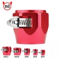 Evil Energy Oil Fuel Hose Clamp Finisher Hex Finishers Red Aluminum Hose Connectors An Hose Clamps - Engine - ebikpro.com
