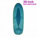 30 Inch Surf Skate Deck 7 Tier Maple Board 76X26CM Land Surfskate Carving Cruiser Skate Board Deck DIY Quality Skateboard Parts|