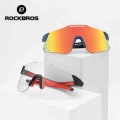 Rockbros Cycling Glasses Uv400 Sunglasses Mtb Mountain Bike Fishing Hiking Eyewear Polarized Photochromic Bicycle Glasses - Cycl