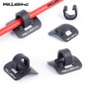 6pcs/set Risk Rc124 Bike Bicycle Adhesive Alloy Stick On Cable Guide C-clip Brake Shift Cable Housing Frame Holder Organizer - B