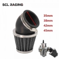 Alconstar Universal 35mm 38mm 42mm 48mm Motorcycle Air Filter Cleaner Intake Filter Motocross Scooter For ATV Scooter Pit Bike|A