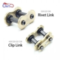 Motorcycle Drive Chain O ring Mater Link Gold Rivet Clip Connector for 428 520 525 530 428H 520H 525H 530H Motorbike|Chain Sets|