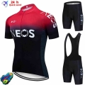 2021 INEOS Of Italy Cycling jersey Sets Mens Cycling Clothing Summer Short Sleeve Quick dry MTB bike suit Ropa Ciclismo estivo|C