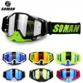 Soman Motocross Goggles Uv Resistant Downhill Motocross Glasses Dustproof Cross Glasses Bike Goggles Off Road Motorcycle Gafas -