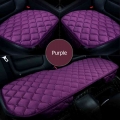 Car Seat Cover Front Rear Flocking Cushion Non Slide Winter Auto Protector Mat Pad Keep Warm Universal Car accessories|Automobi