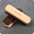 100% Genuine Horsehair Leather Bristles Car Detailing Polishing Buffing Brush Solid Wood Car Cleaning Brush Car Wash Brush - Spo