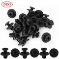 8mm Auto Bumper Fastener Hole Rivet Retainer Push Engine Cover Car Door Trim Panel Clip Auto Parts for Toyota for BMW 20pcs|Nuts