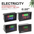 Car Battery Charge Level Indicator 12V 24V 36V 48V 60V 72V Lithium Battery Capacity Meter Test Display LED Tester Voltmeter|Volt