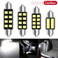 New Festoon C5W LED LED C10W Bulb 31mm 36mm 39mm 41mm 12V Canbus White bulbs for cars License plate Interior Reading Light 8SMD|