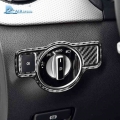 Airspeed for Mercedes Benz A B C E G Class CLA GLA GLE GLK GL Accessories Carbon Fiber Headlight Switch Cover Trim Car Stickers|