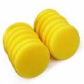 Sponge Car Care Car Wax Sponge Pads Yellow Car Cleaning Tool Anti Scratch Polishing Towel Tyre Dressing Foam 12 pcs/set|Polishes