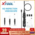 XTOOL XV100 HD Flexible Snake Inspection Videoscope Waterproof 8 LEDs adjustable Car Inspection Camera Work with XTOOL Tablet|Ca