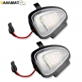 2x Error Free White Led Under Side Mirror Puddle Light For Vw Golf 6 Mk6 Gti R 2008-2014 Touran 2011-2014 - Signal Lamp - Office