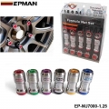 Authentic Epman Acorn Rim Racing Lug Wheel Nuts Screw M12 X P1.25/ M12 X P1.5 20pcs Car For Toyota Ep-nu7000 - Nuts & Bolts