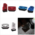 2pcs Universal Anti-skid Pedal Car Pedals Set Aluminum Alloy Non-slip Foot Brake Cover Automatic Transmission Car Accessories